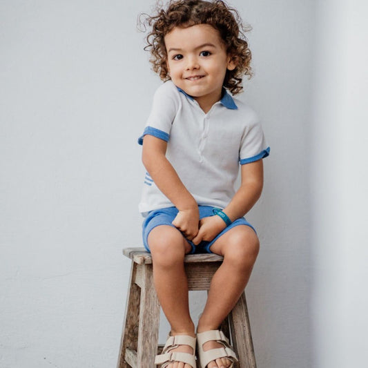 Ensemble polo et short | UN JARDIN DANS LA FORÊT - Wedoble