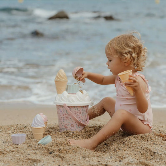 Conjunto de Praia Balde Gelados Dreamy Mermaid Rosa - Little Dutch