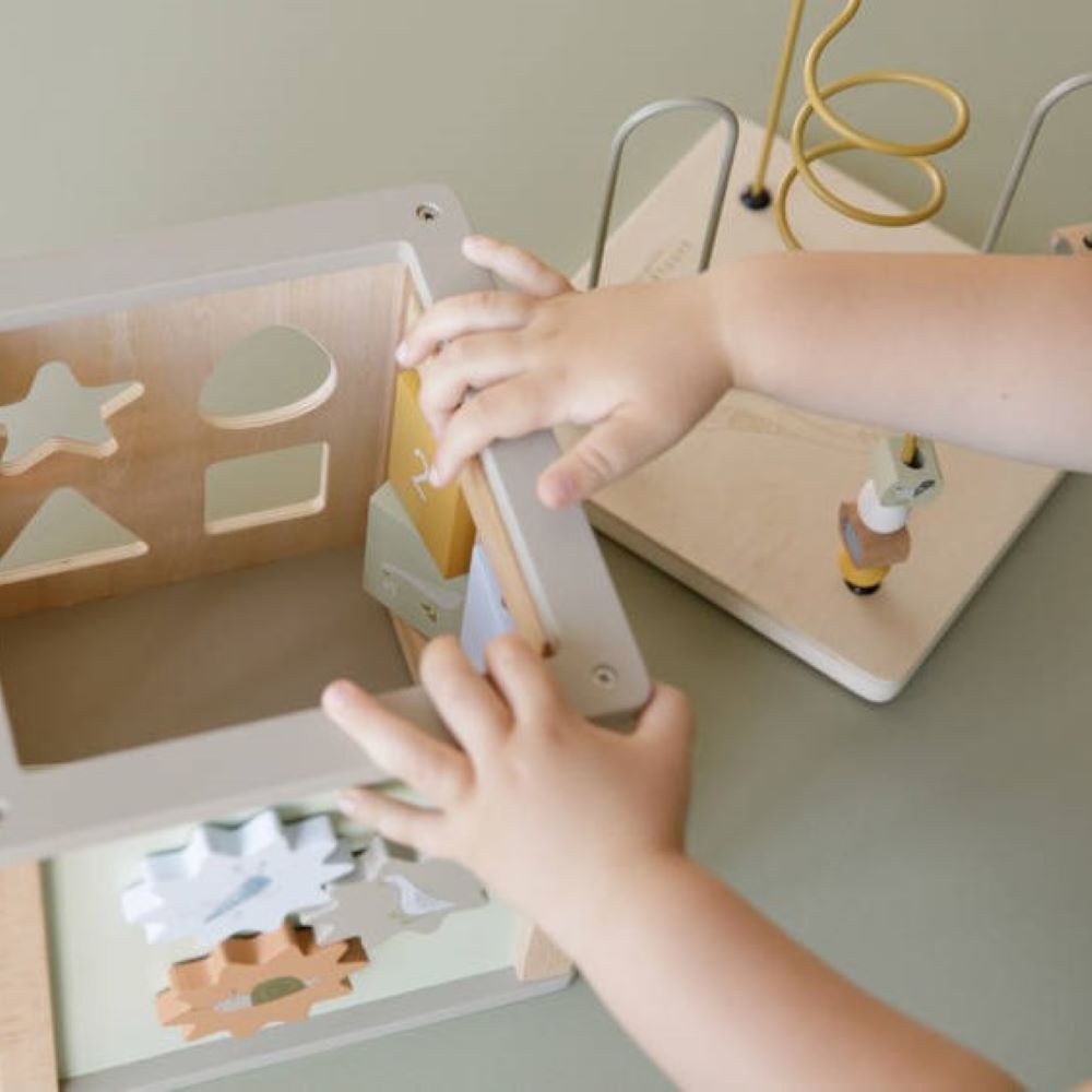Cube d'activités en bois Little Goose - Little Dutch