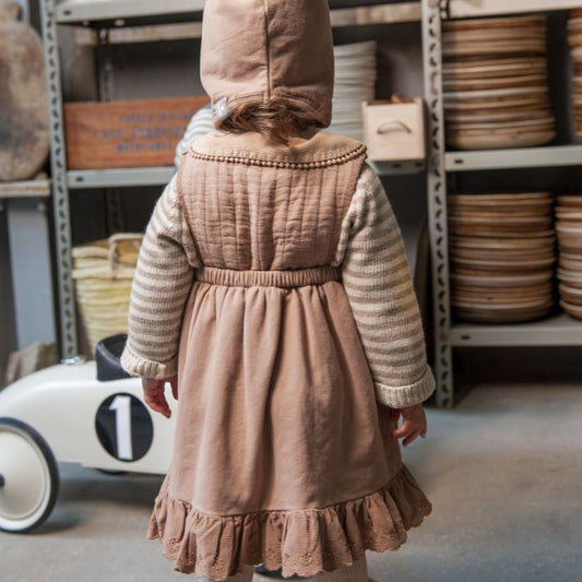 Plush dress with English embroidery - Snug