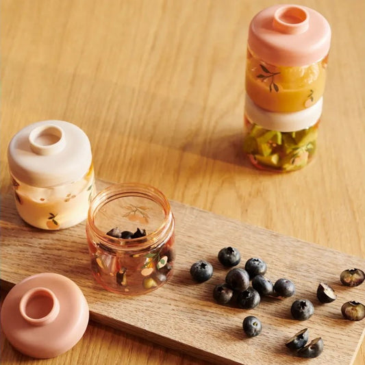 Dominique Caixas Para Guardar Comida Para Bebé Peach - Liewood