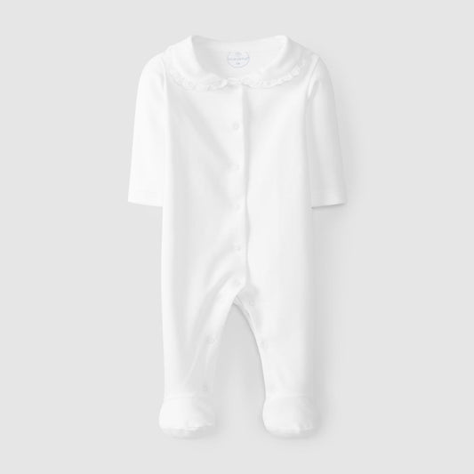 Babygrow gola com renda - Laranjinha