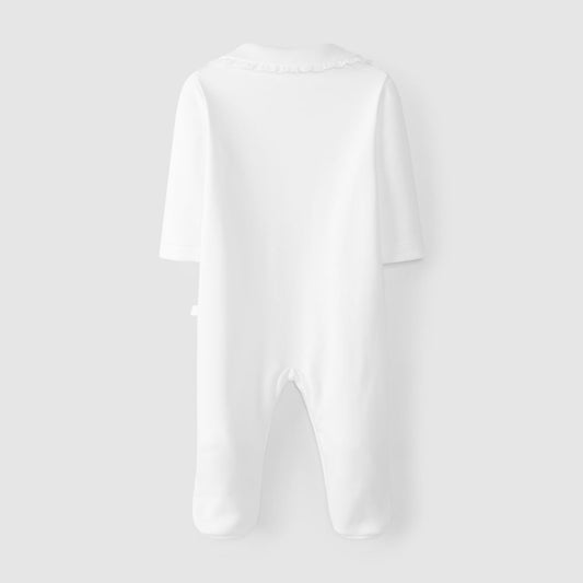 Babygrow gola com renda - Laranjinha