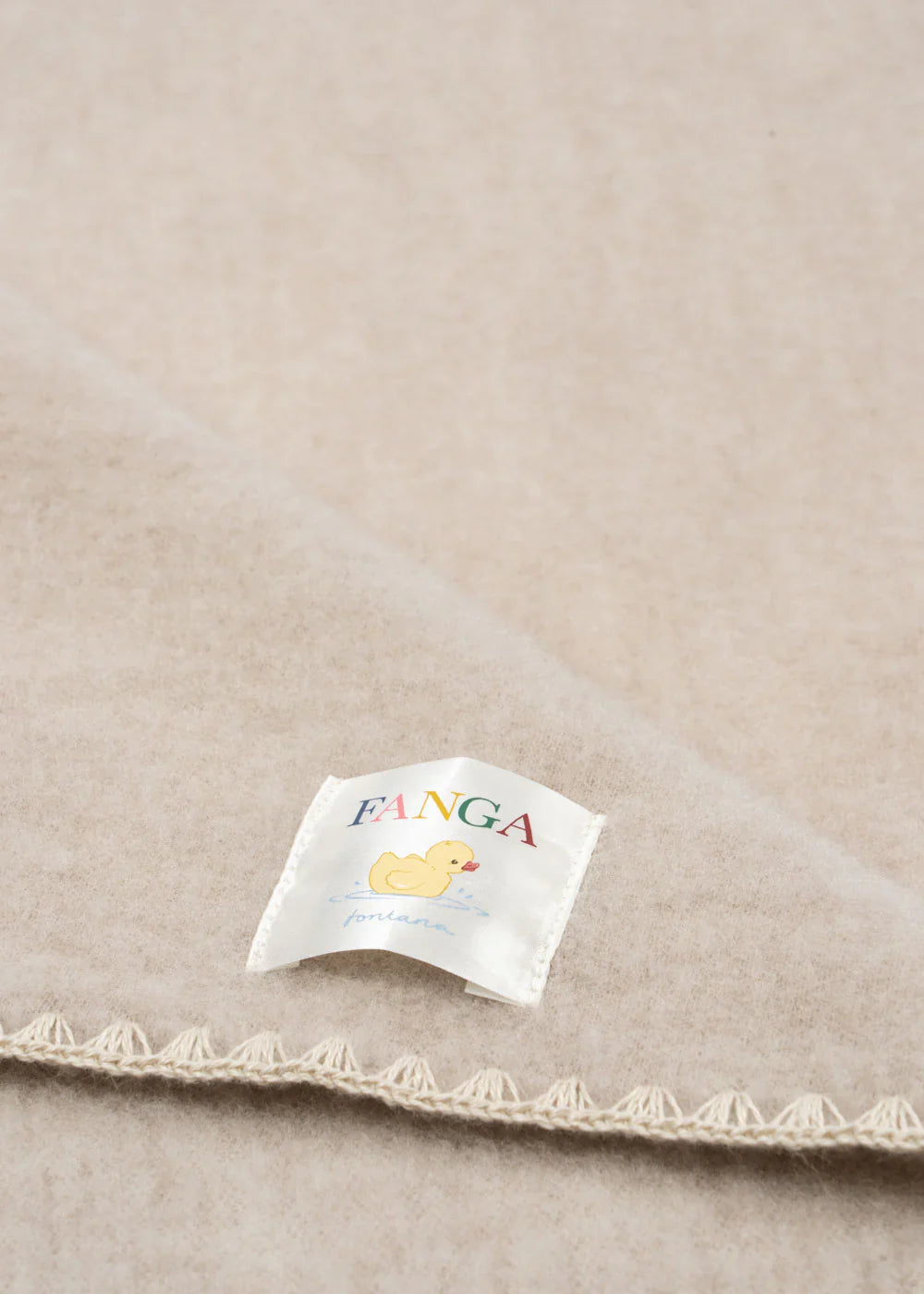 Manta de bebé em lã polar Erba - Fanga Fontana - Konges Slojd