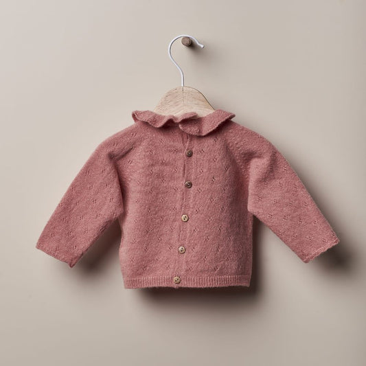 Pull en laine tricotée | LES TONS DES JARDINS EN HIVER - Wedoble