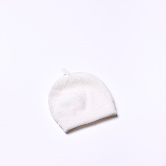 Gorro tricotado em lã merino e caxemira Pérola | LITTLE LOVE - Wedoble