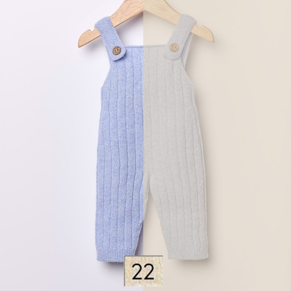 Jardineiras tricotadas em lã merino | BUNNY AND FRIENDS - Wedoble