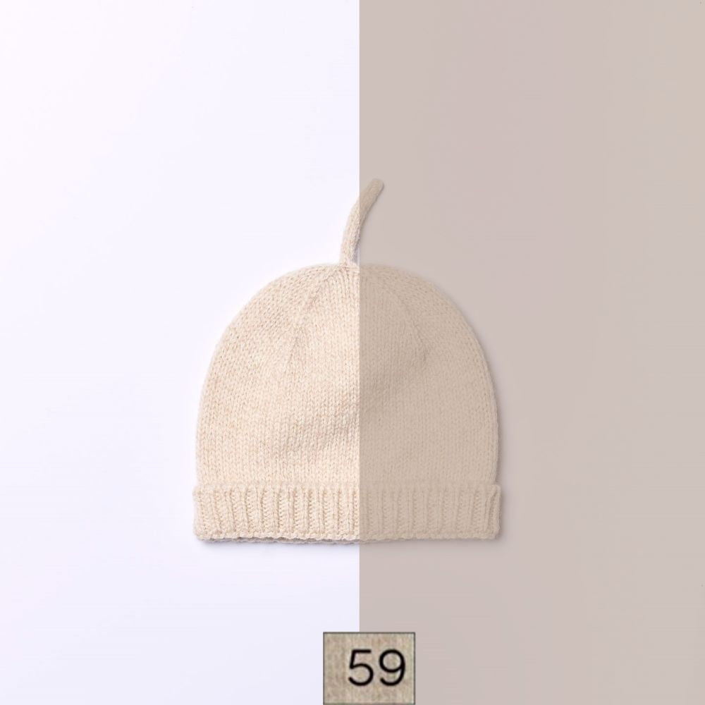 Gorro tricotado em lã merino | SNOWFLAKE - Wedoble