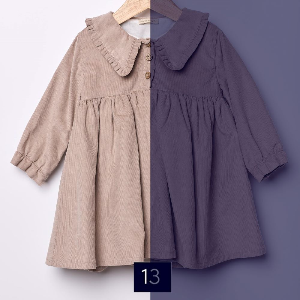 Vestido em bombazine | HAPPY GIRL - Wedoble