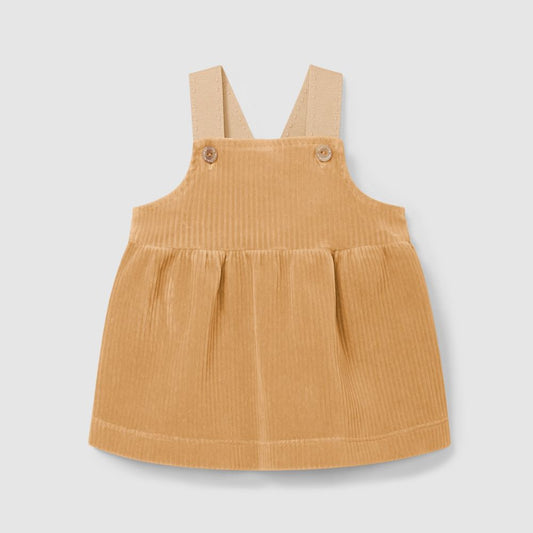 Saia de peito em tecido tipo bombazine - Laranjinha