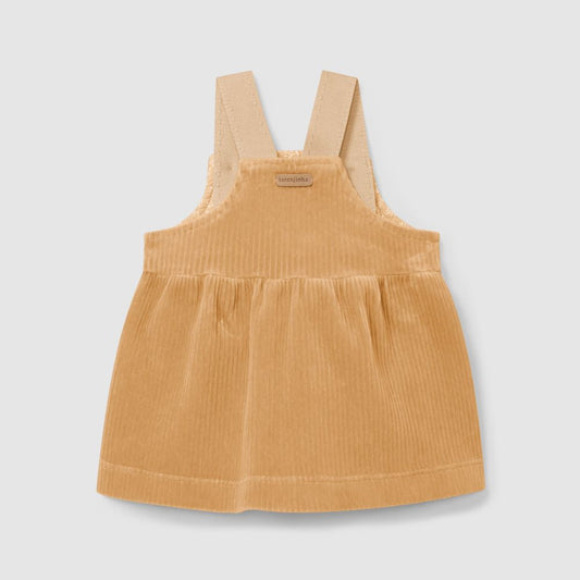 Saia de peito em tecido tipo bombazine - Laranjinha