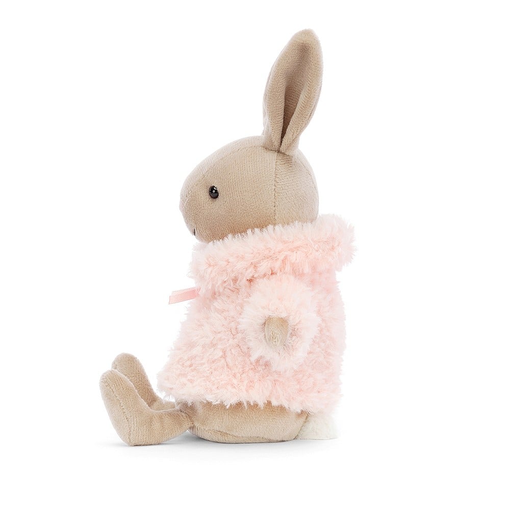 Plush Bunny with Pink Coat - Jellycat