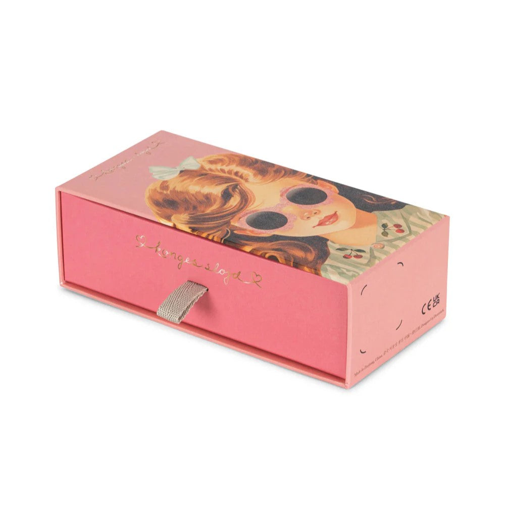Óculos de Sol Júnior Flor Glitter Rose - Konges Slojd