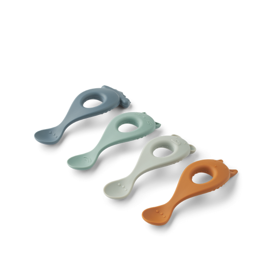 Liva Pack 4 Colheres de Silicone - Liewood