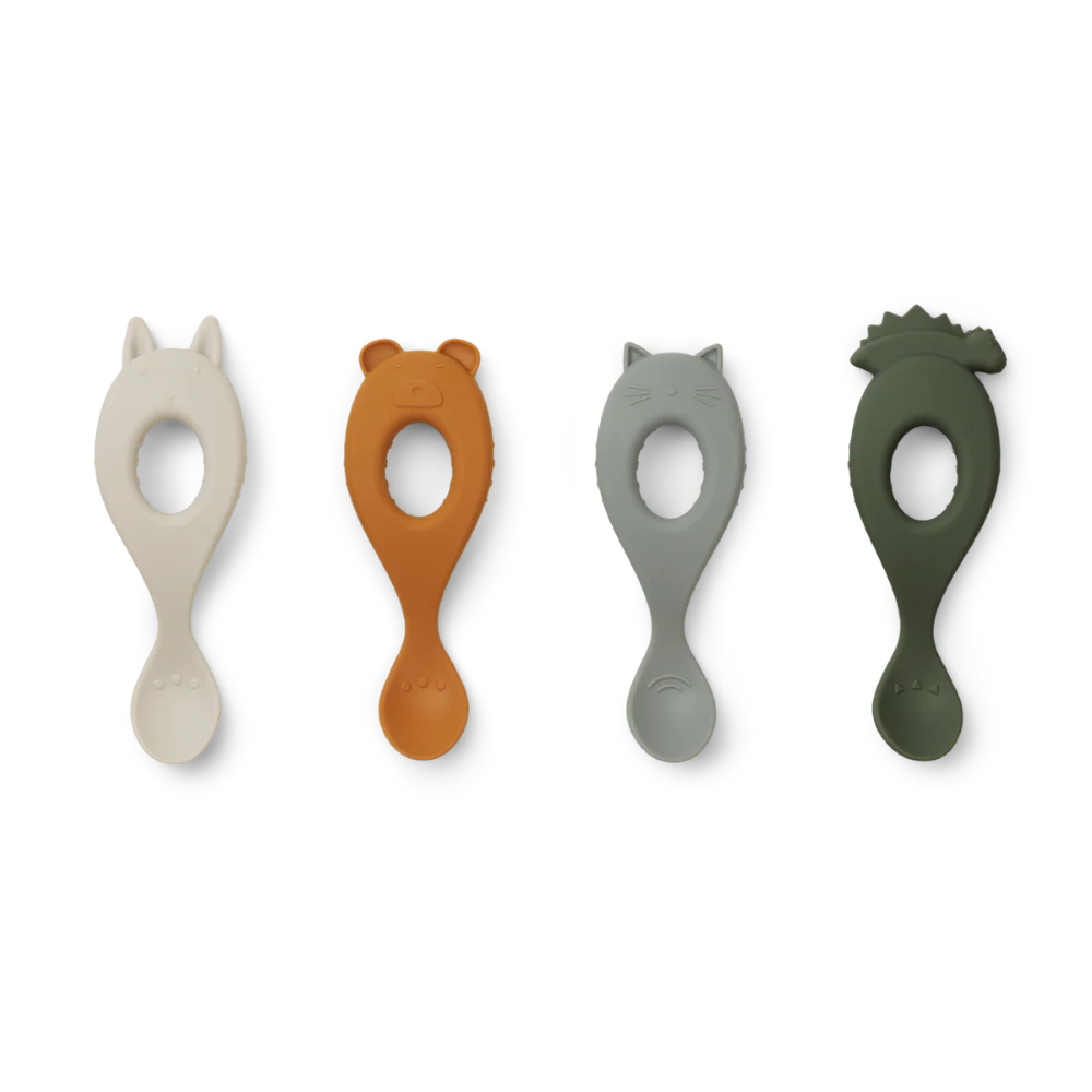 Lot de 4 cuillères en silicone Liva - Liewood