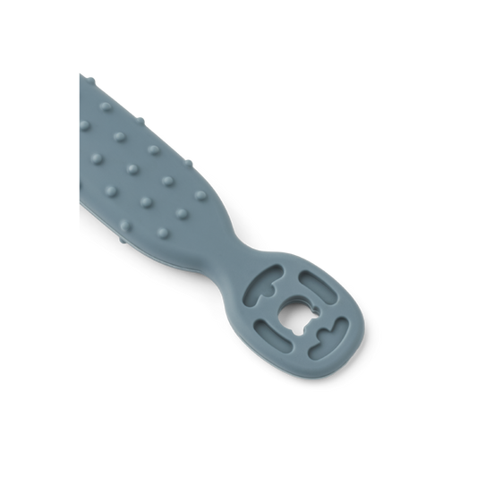 Caelia Colheres de Aprendizagem Pack 4 Whale Blue Multi Mix - Liewood