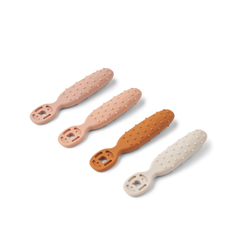 Caelia Colheres de Aprendizagem Pack 4 Pale Tuscany Multi Mix - Liewood