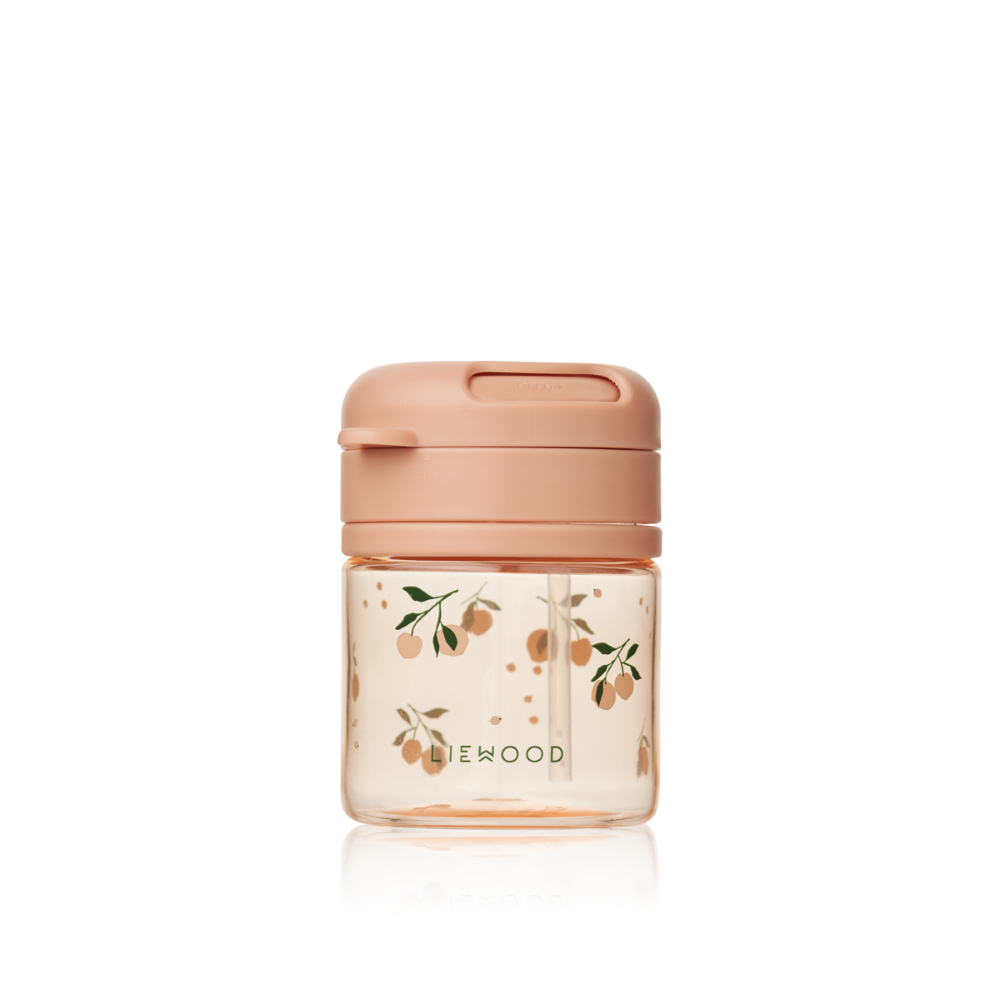Copo de Tritan com Palhinha 280 ml Peach - Liewood