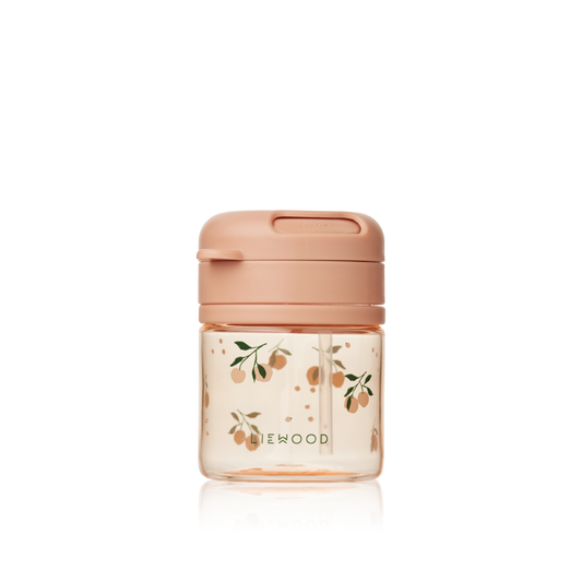 Copo de Tritan com Palhinha 280 ml Peach - Liewood