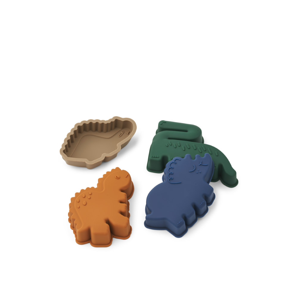 Gill Pack 4 Moldes de Praia Dinosaurs - Liewood