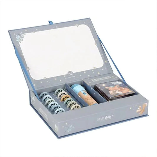 Lanterna Projector de Histórias Azul - Little Dutch