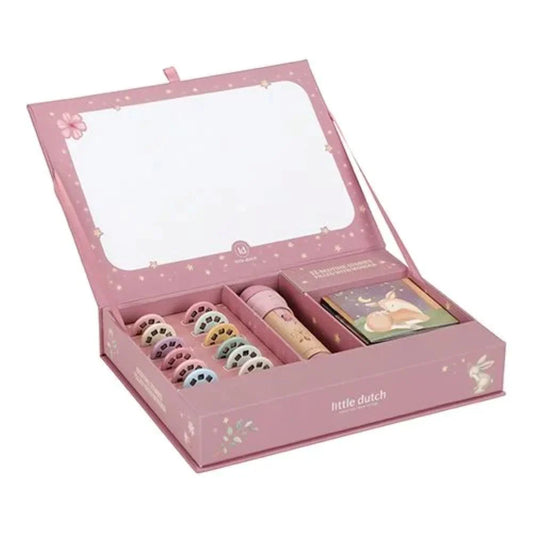 Lanterna Projector de Histórias Rosa - Little Dutch