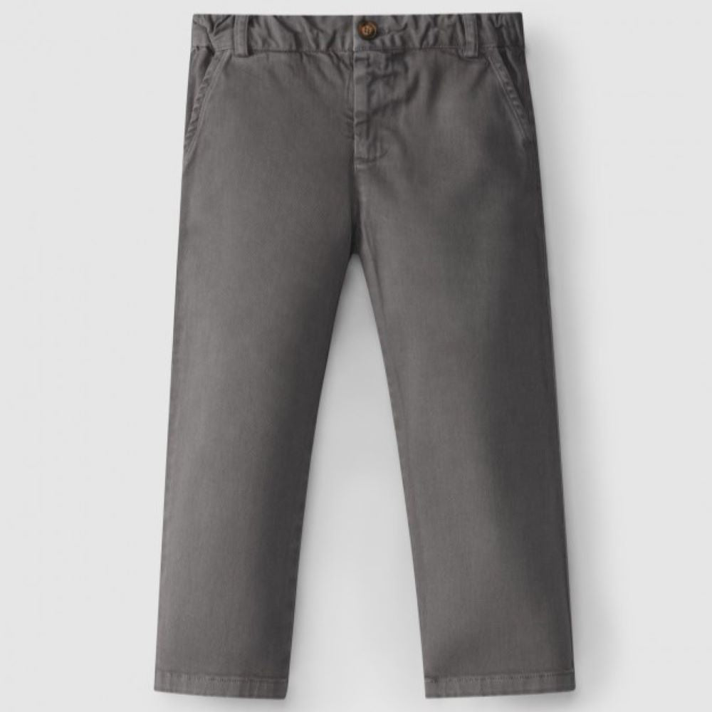 Four-pocket twill pants - Laranjinha