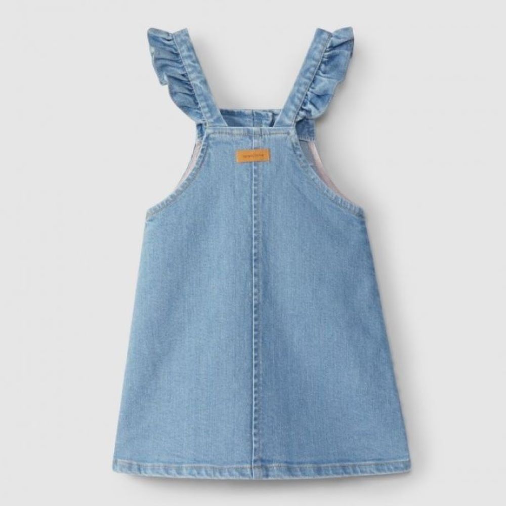 Jupe en jean avec poches - Laranjinha