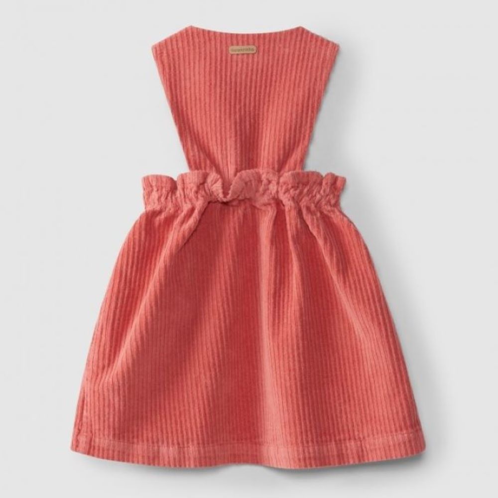 Jupe large en velours côtelé avec poches - Laranjinha