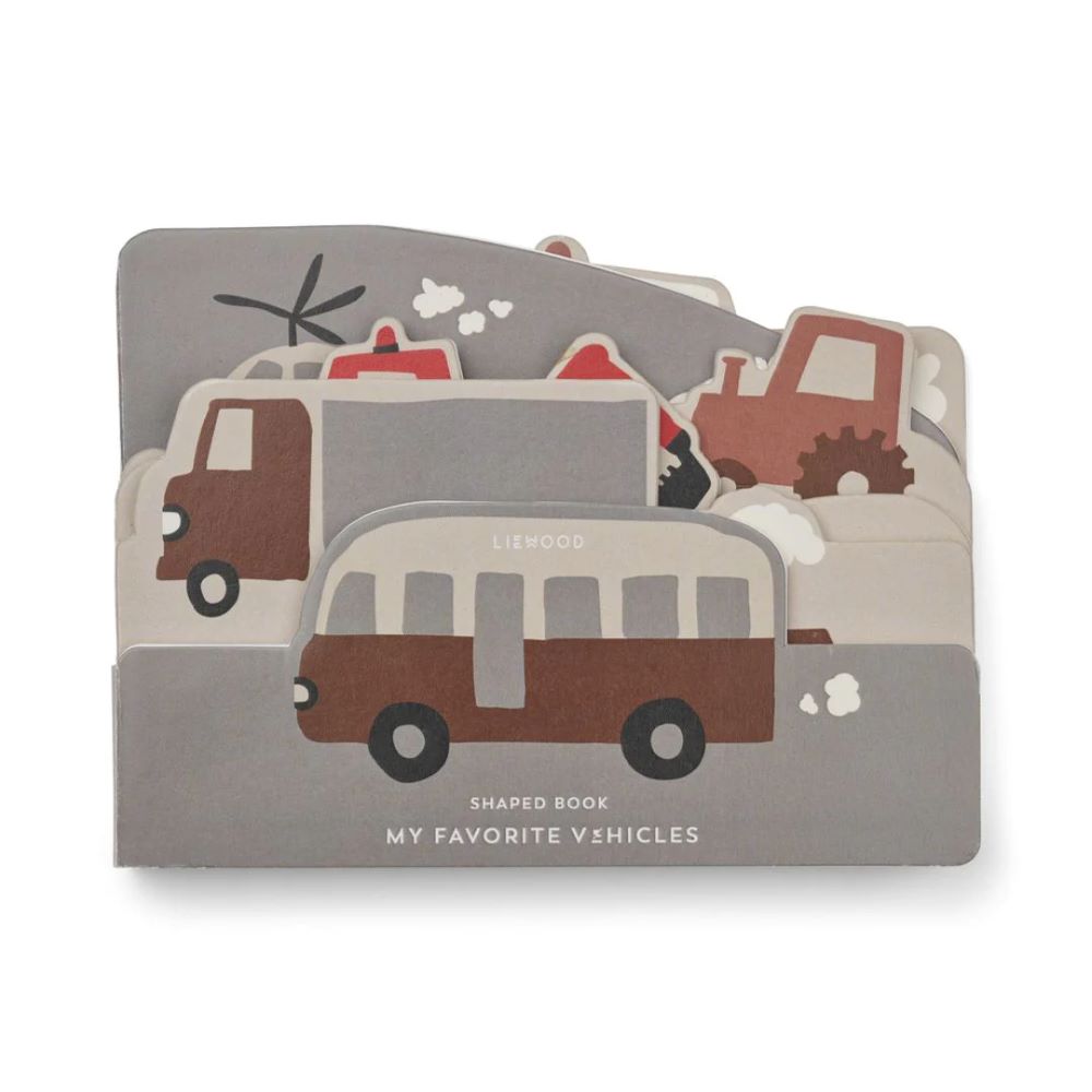 Livro com páginas recortadas Vehicles - Liewood