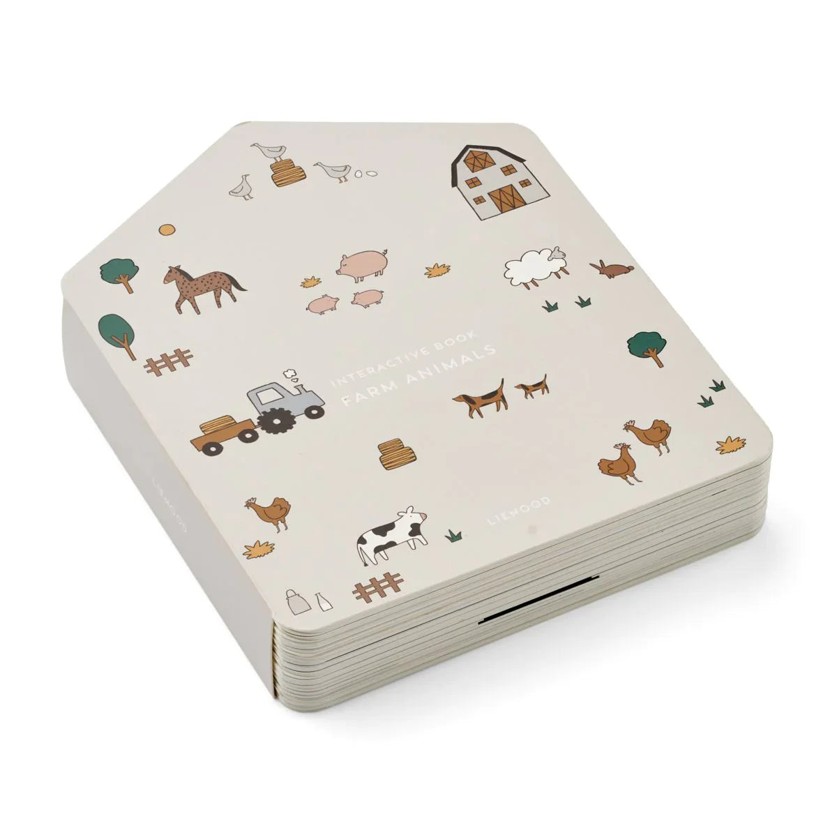 Livro Ilustrado Interativo Farm Animals - Liewood