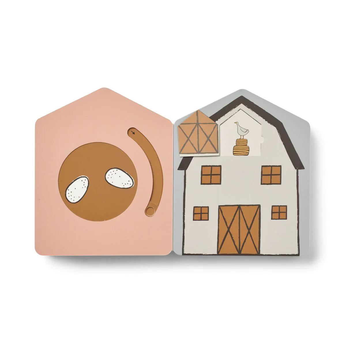 Livro Ilustrado Interativo Farm Animals - Liewood