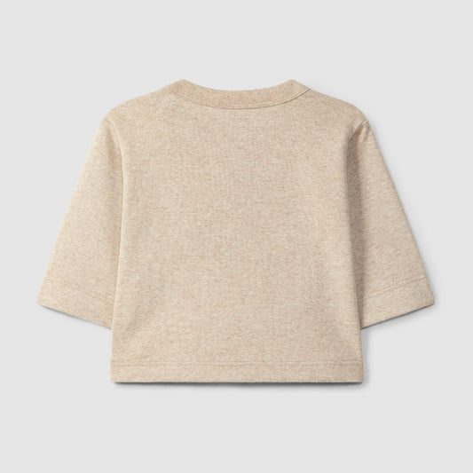 Longsleeve em algodão com bordado "be super nice" - Snug
