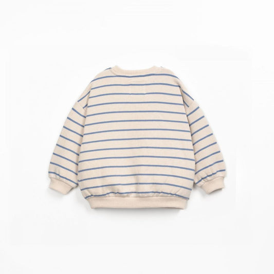 Camisola de malha às riscas com punhos Watercolor - Play Up