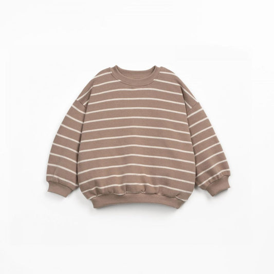 Camisola de malha às riscas com punhos Pencil - Play Up