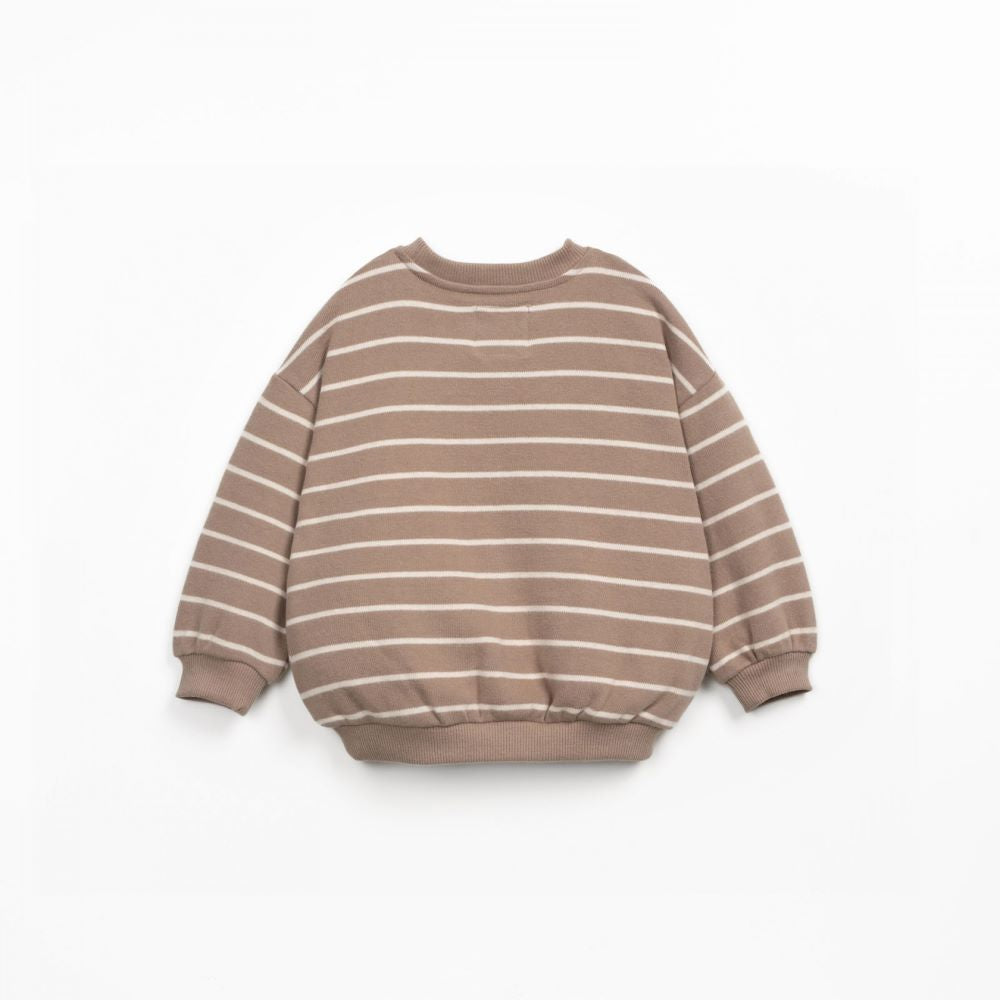 Camisola de malha às riscas com punhos Pencil - Play Up