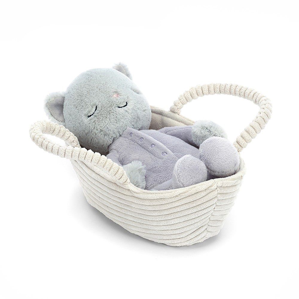 Kitten Plush with Rock-a-Bye Carrycot - Jellycat
