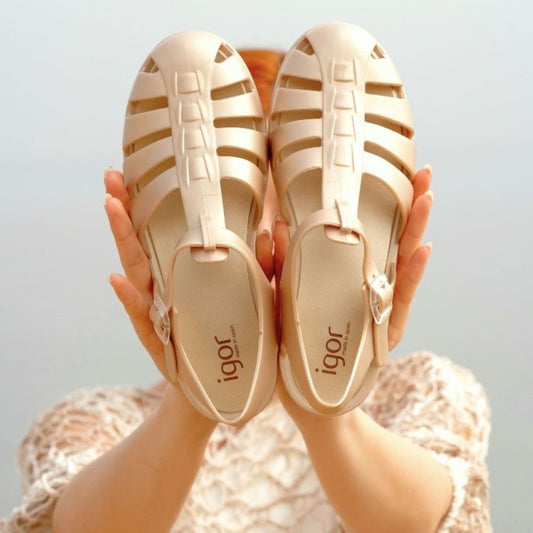 Sandália Adulto Biarritz Metal Platino - Igor