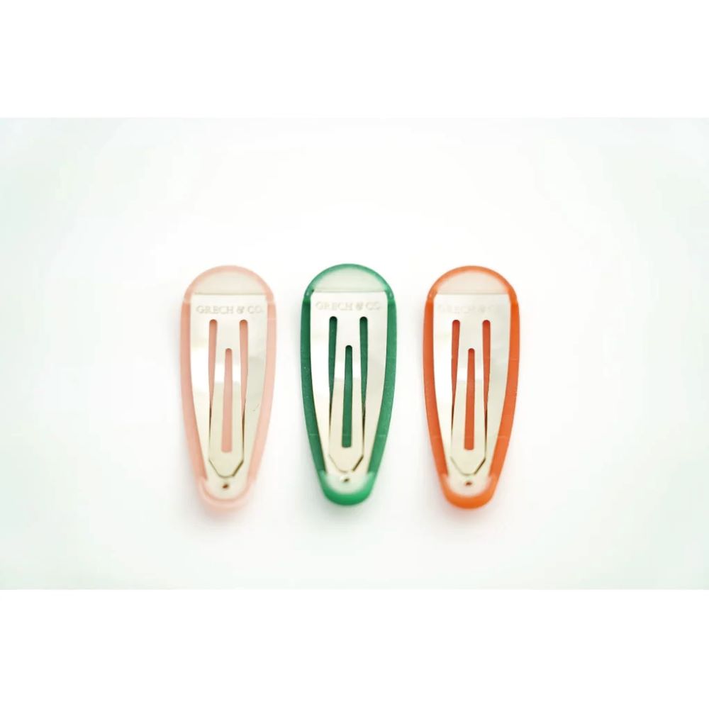 Clips Cabelo Matte Conjunto 3 - Grech & Co