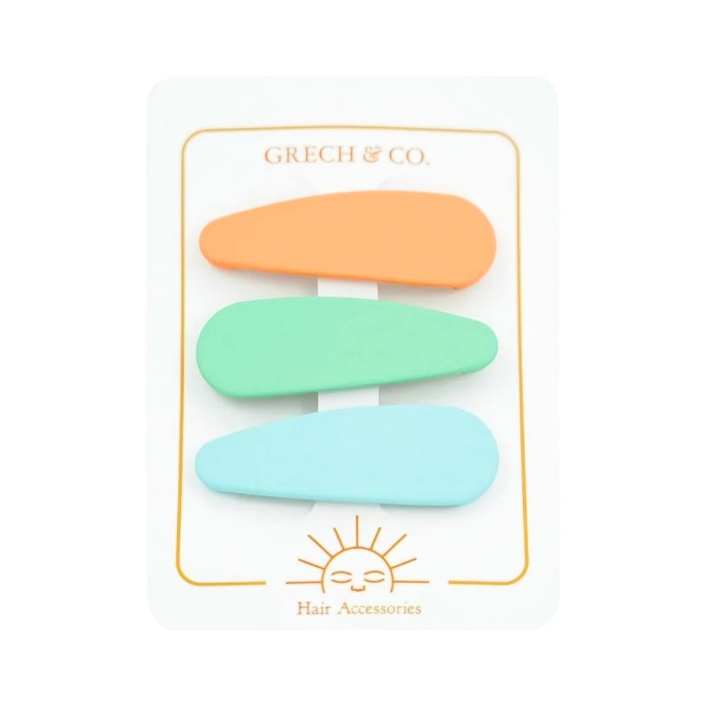 Clips Cabelo Matte Conjunto 3 - Grech & Co