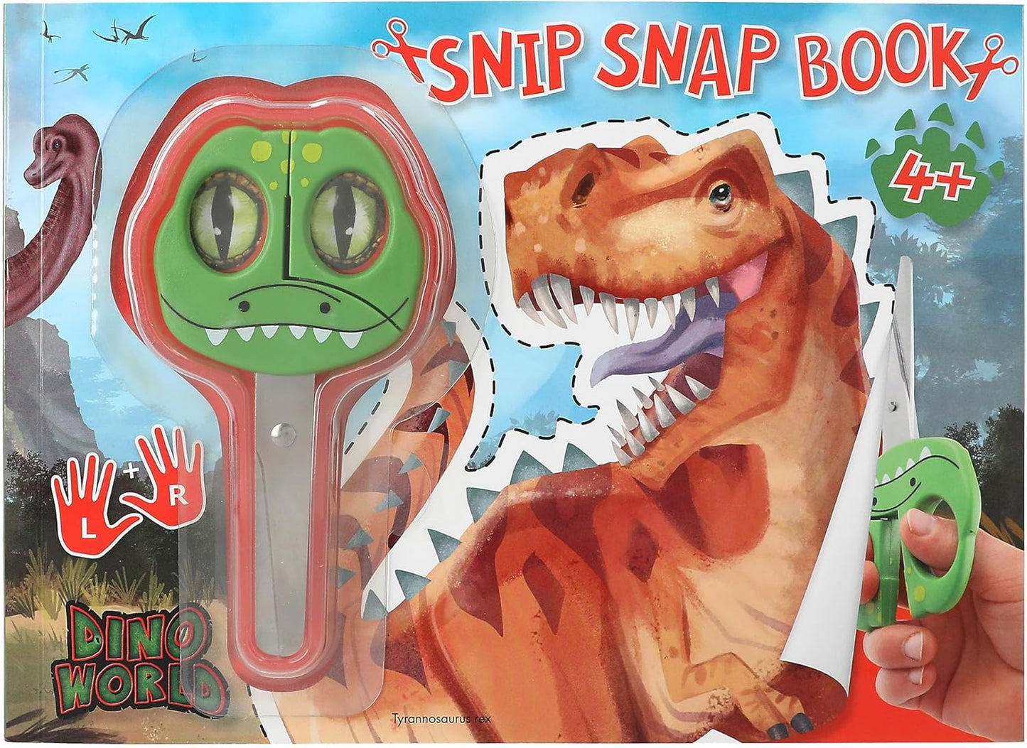 Snip Snap Book - Dino World