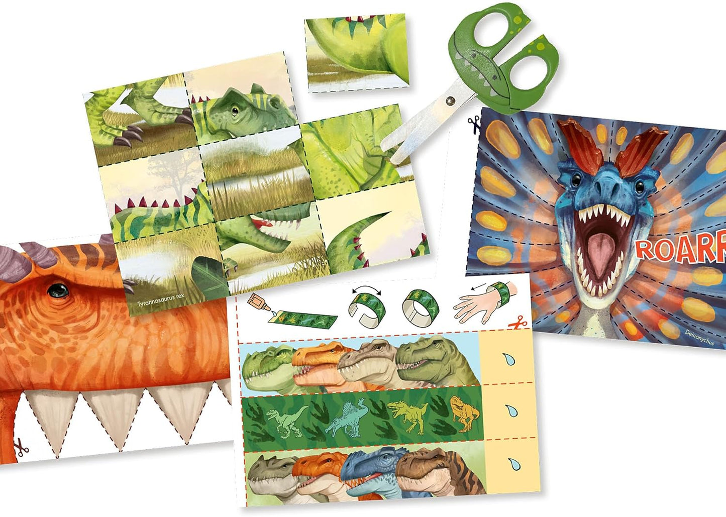 Snip Snap Book - Dino World