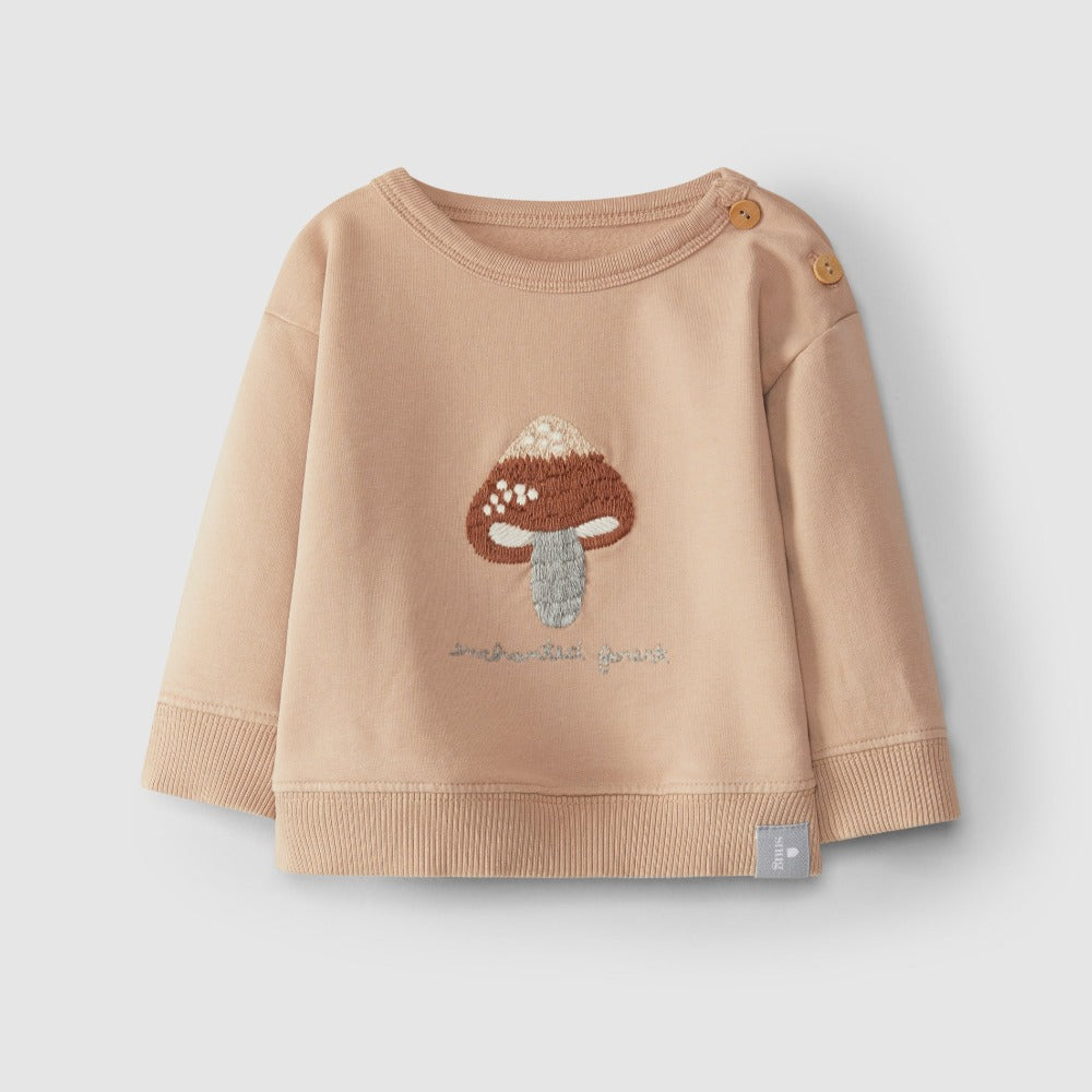 Sweater with wool embroidery - Snug