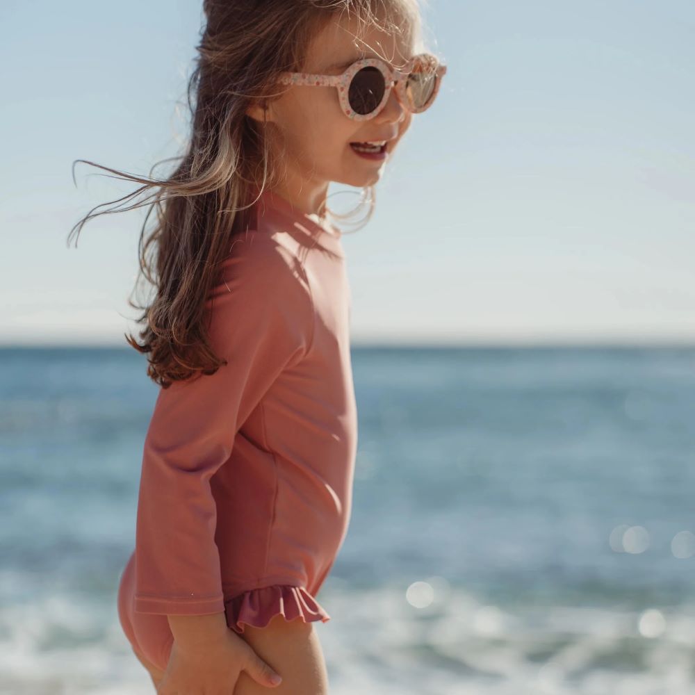 Fato de Banho de Manga Comprida Dreamy Pink UPF 40 - Little Dutch