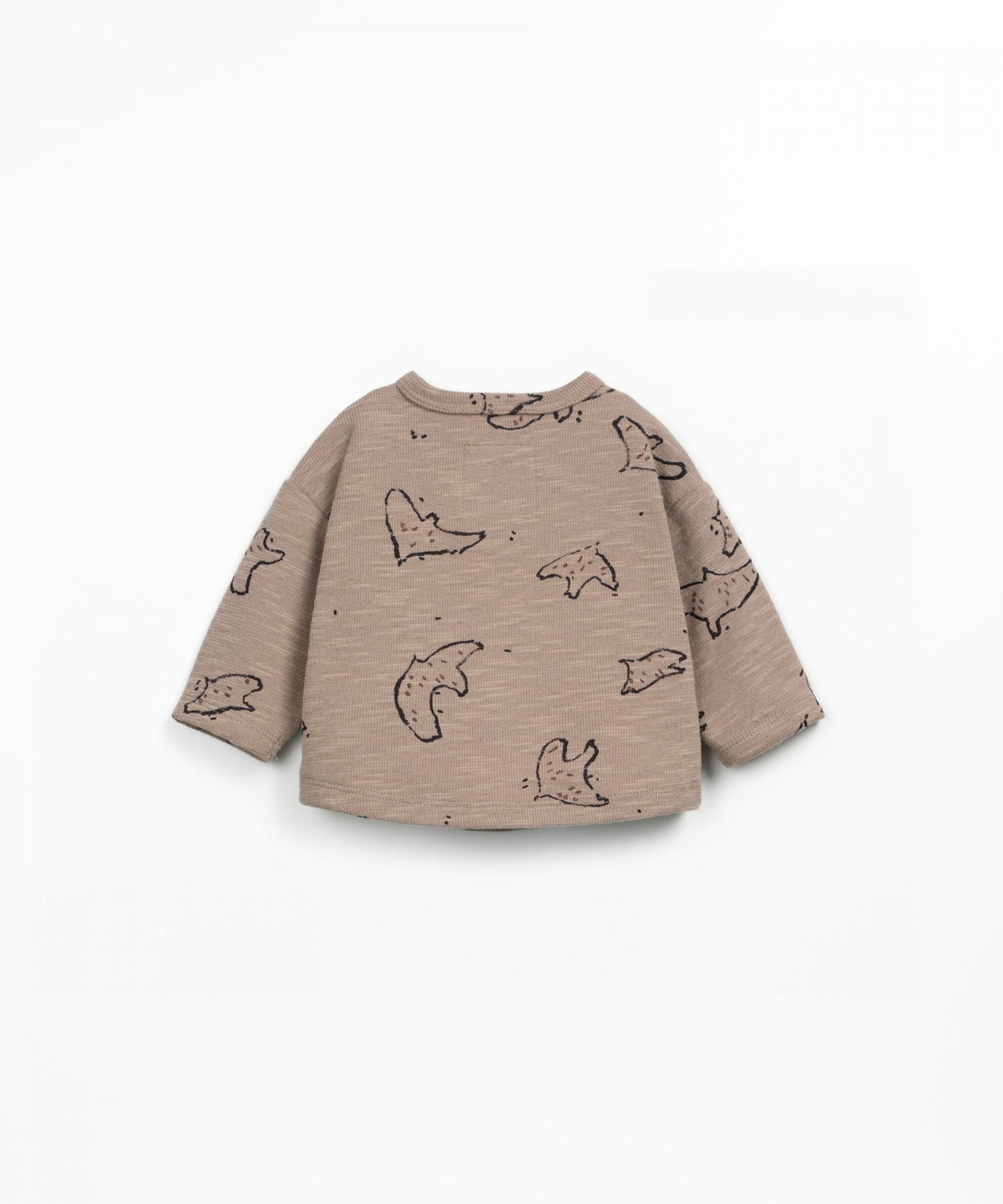 Longsleeve de malha com estampado de pássaros - Play Up