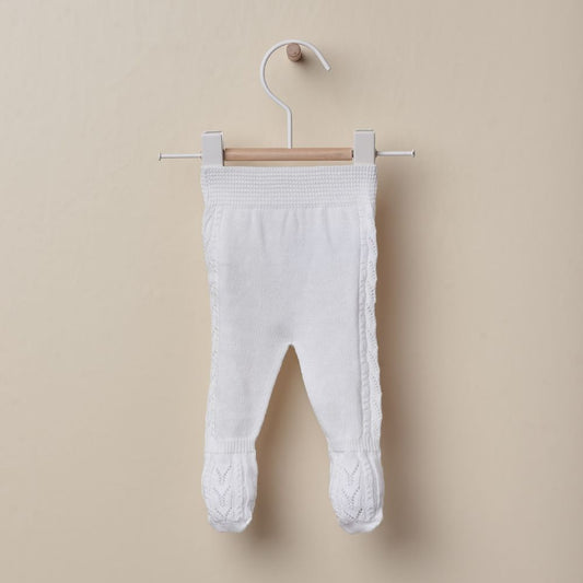 Conjunto Camisola e Calça tricotado em algodão orgânico | LOVE - Wedoble