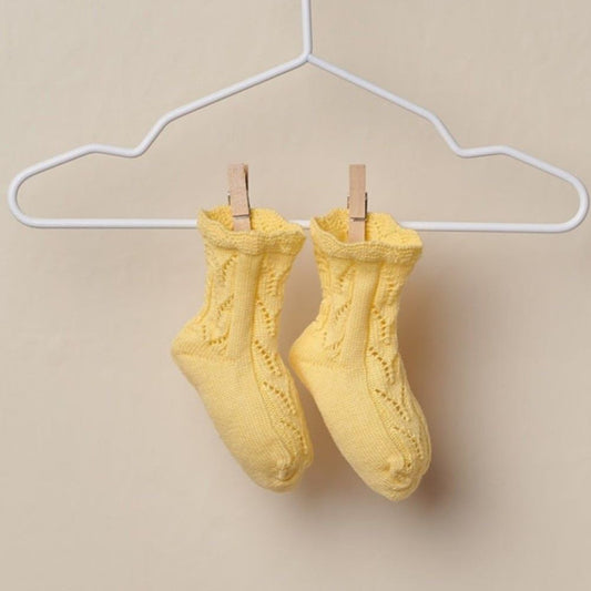 Chaussettes tricotées en coton SUMMER GLOW - Wedoble