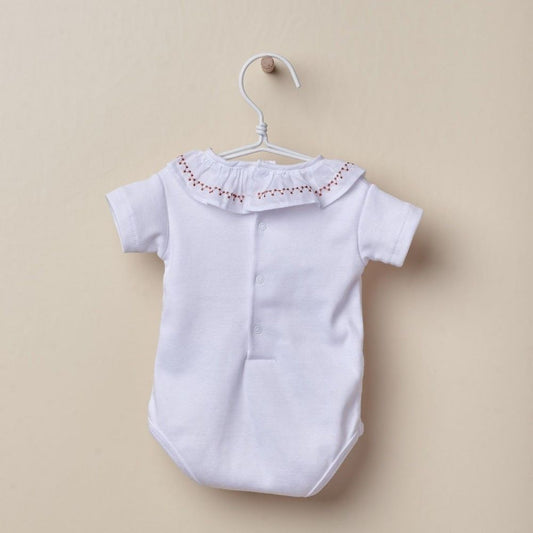 Body à manches courtes avec volants - Wedoble