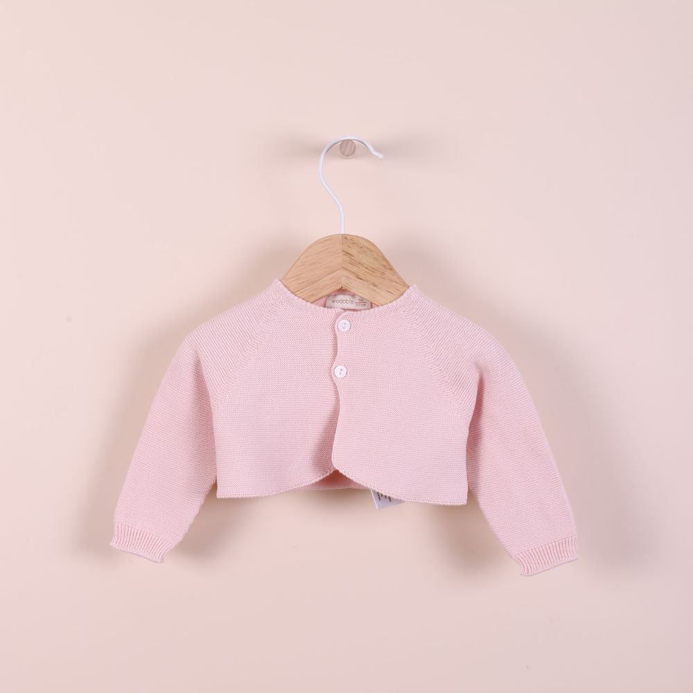 Boléro (veste courte) tricoté en coton | MARINE - Wedoble