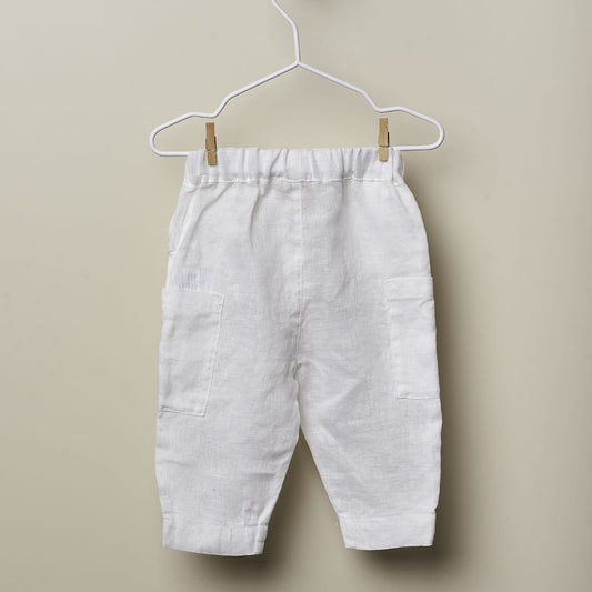 Pantalon en lin | AMBIANCE CONVIVIALE - Wedoble